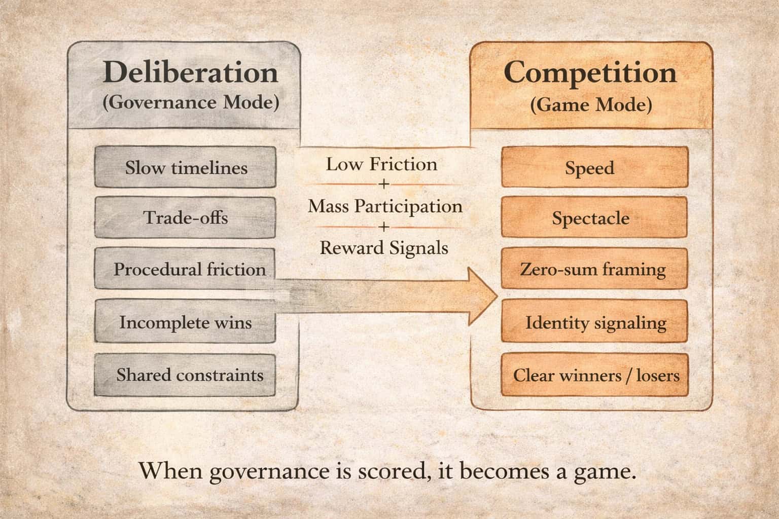 Each step from selfless to selfish